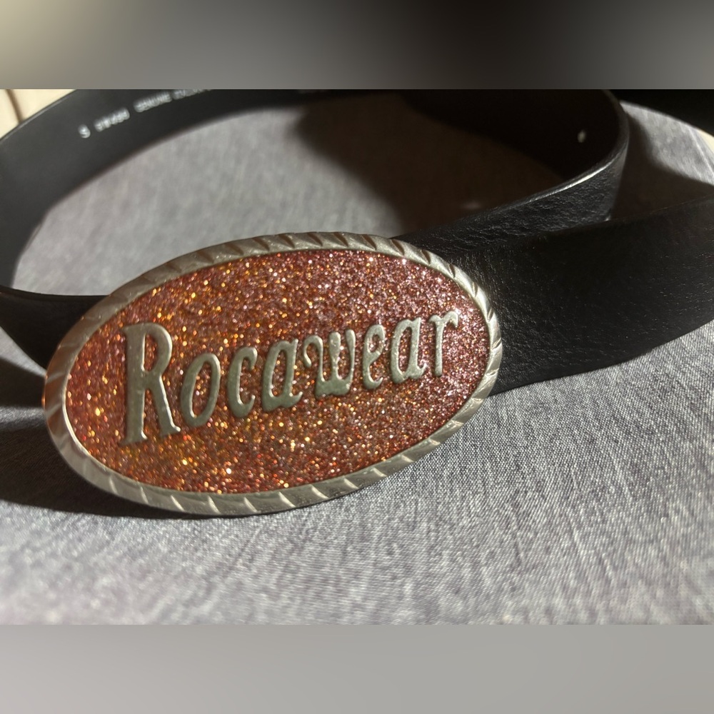 Rocawear Y2K Italian Leather Belt-Small